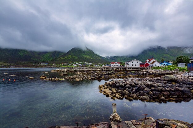 Bellissimo paesaggio naturale della Norvegia.