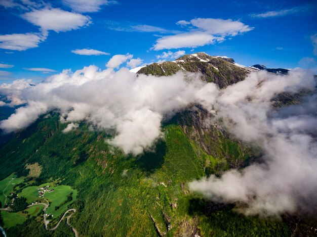 Bellissimo paesaggio naturale della Norvegia.