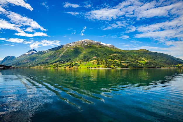 Bellissimo paesaggio naturale della Norvegia.