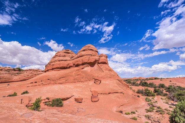 Bellissimo paesaggio nel Parco nazionale degli Arches, Utah, Stati Uniti d'America