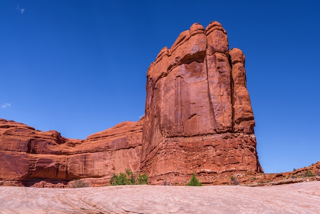 Bellissimo paesaggio nel Parco nazionale degli Arches, Utah, Stati Uniti d'America