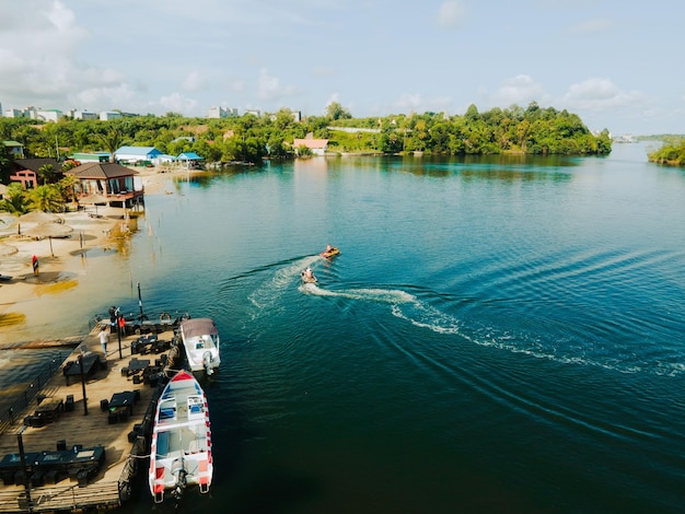 Bellissimo paesaggio sre ambel resort provincia di koh kong in cambogia