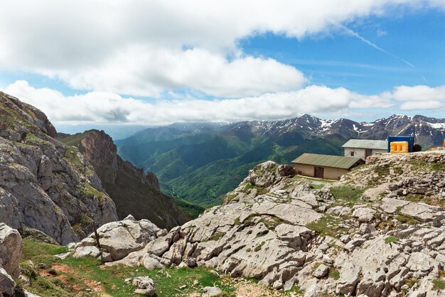 Bellissimo panorama dei Picos de Europa Spagna