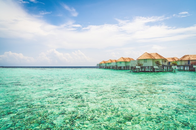 Bellissimo resort tropicale delle Maldive