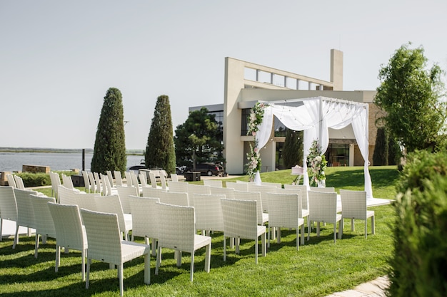 Bellissimo set up wedding in uscita