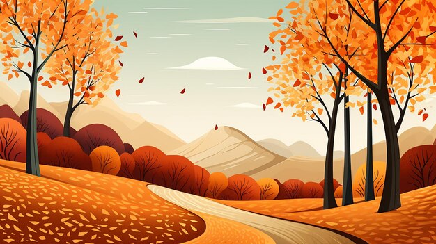 Bellissimo sfondo autunno