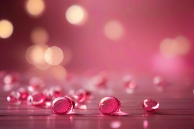 Bellissimo sfondo bokeh rosa