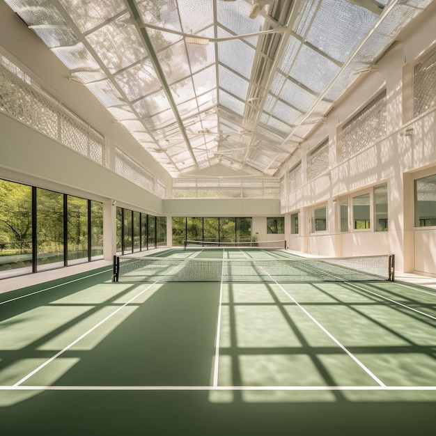 Bellissimo sfondo del campo da tennis