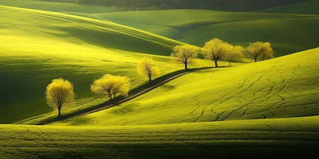 bellissimo sfondo di campagna