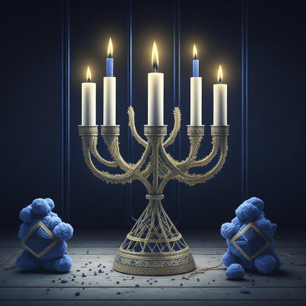 bellissimo sfondo di Hanukkah