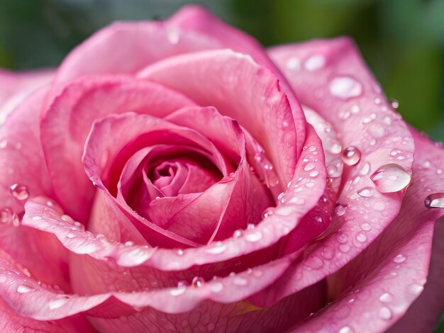 Bellissimo sfondo floreale Petali bagnati dei fiori di rosa da vicino