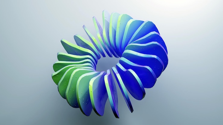 Foto bellissimo sfondo geometrico futuristico