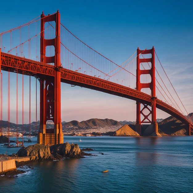 Bellissimo storico Golden Gate Bridge