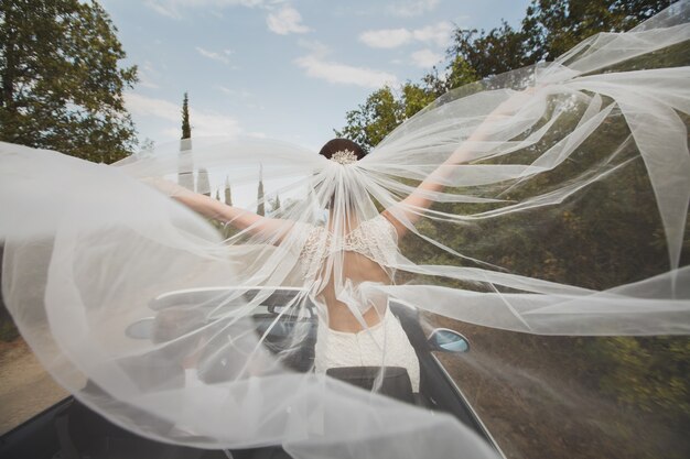 Bellissimo velo da sposa