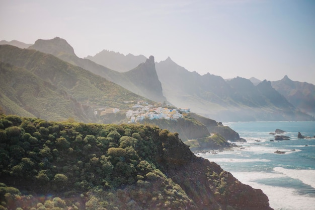 Bellissimo villaggio di Taganana, Tenerife, Spagna