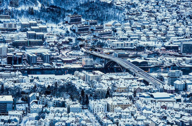 Bergen in inverno,