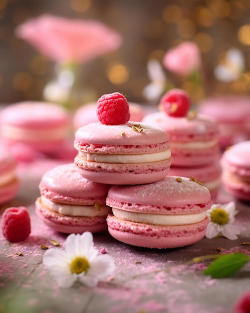 Berry Bliss in ogni boccone Esplora le squisite delizie Sparklecore Berry Macaron