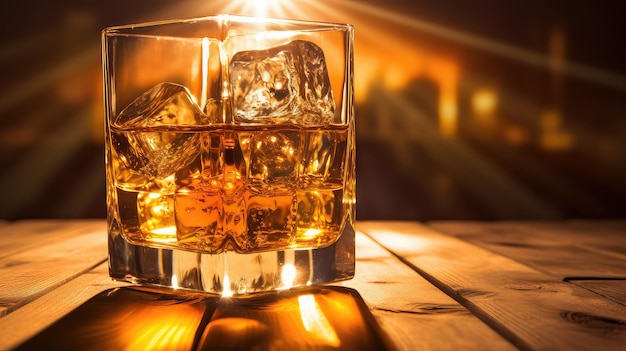 Bevanda alcolica a cubetti di whisky