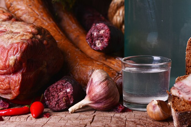 Bevanda e snack nazionali ucraini