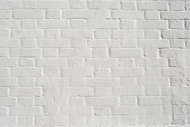 bianco muro di mattoni