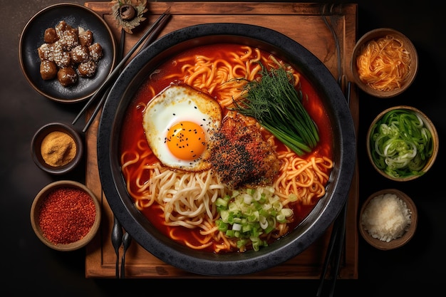 Bibim Guksu cibo coreano