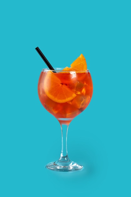 Bicchiere di aperol Spritz cocktail