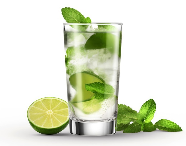 Bicchiere di cocktail mojito