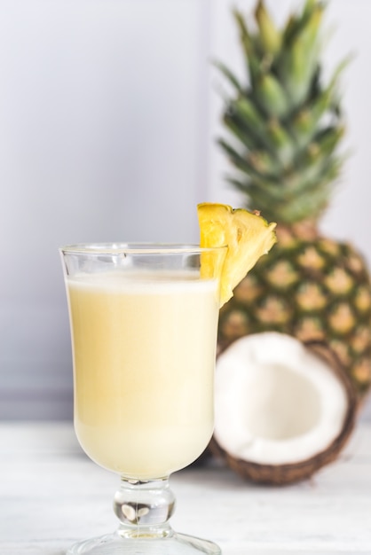 Bicchiere di pina colada