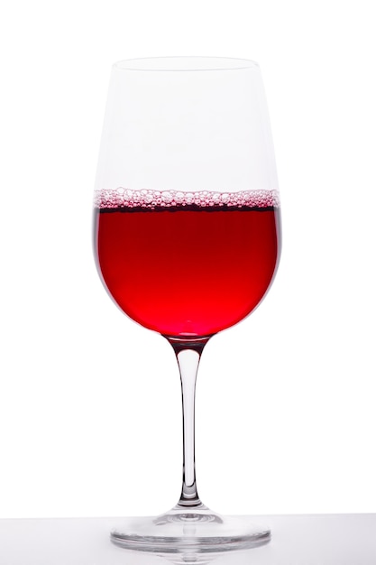 Bicchiere di vino rosso