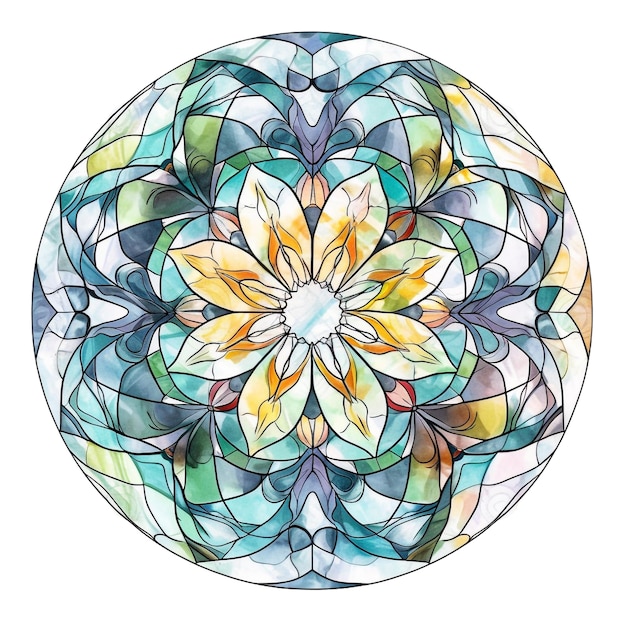 Bicchiere mandala 48