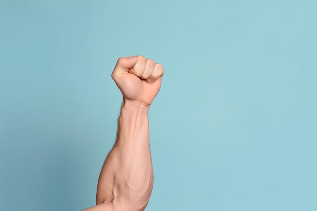 Biceps mani sfondo di potenza Generare Ai