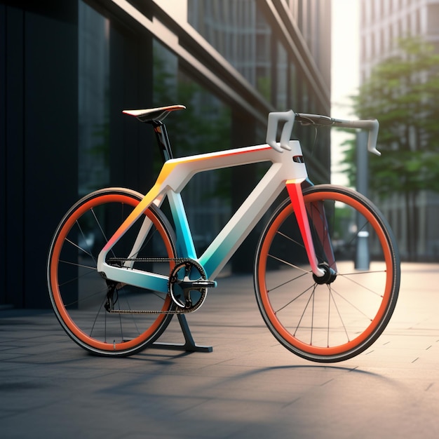 Bicicletta 3D all'aperto