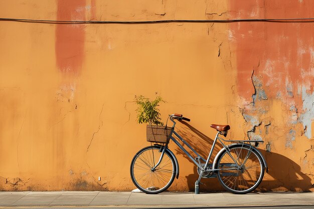 bicicletta arte vettoriale AI generato