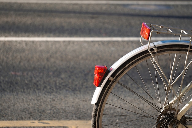 bicicletta in strada