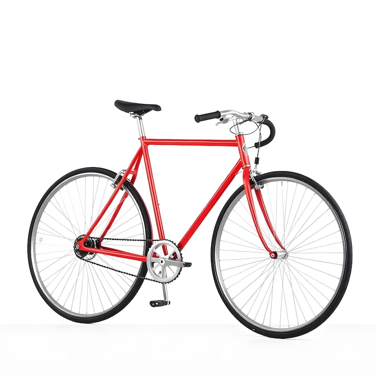 Foto bicicletta isolata su uno sfondo trasparente