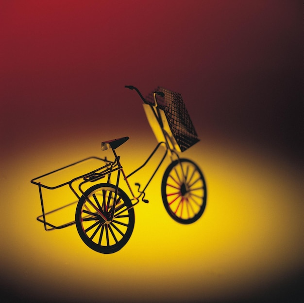 Biciclette contro il tramonto