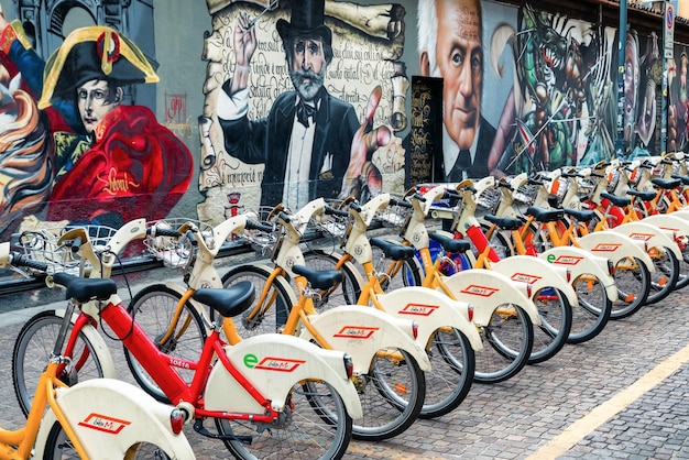 Biciclette in affitto in città Milano