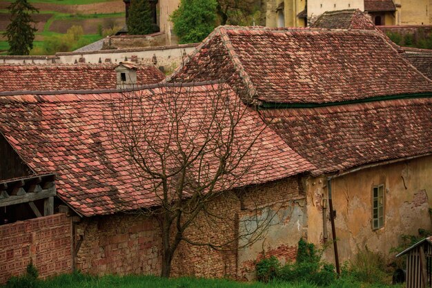 Biertan un bellissimo borgo medievale in Transilvania Romania Una città storica