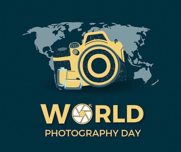Biglietto d'auguri per la Giornata mondiale della fotografia
