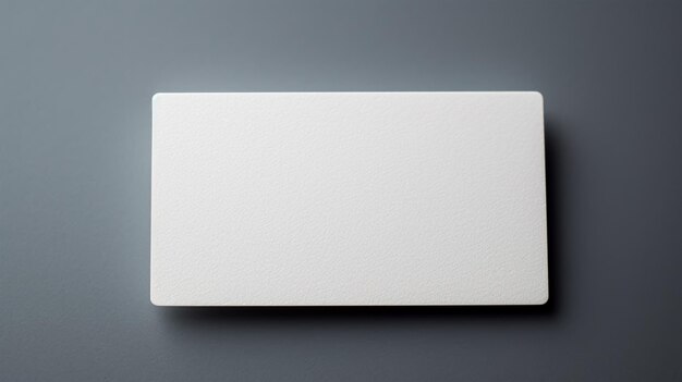 Biglietto da visita bianco vuoto Closeup mockup