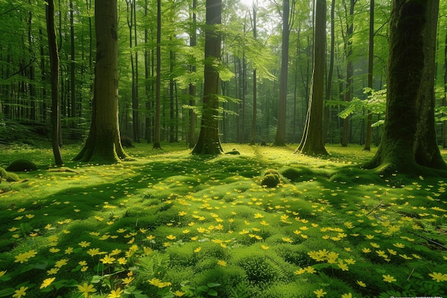 biglietto di auguri per la giornata mondiale delle foreste sfondo di fotografia professionale