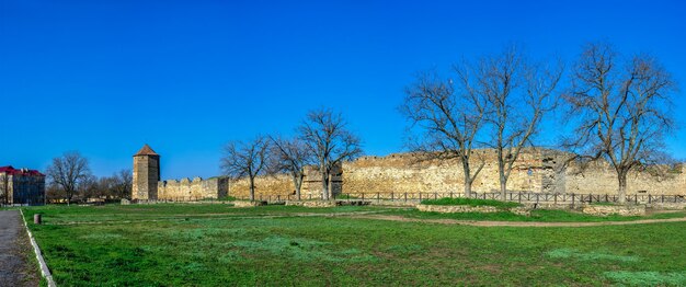 Bilhorod-Dnistrovskyi o fortezza Akkerman, regione di Odessa, Ucraina, in una soleggiata mattina di primavera