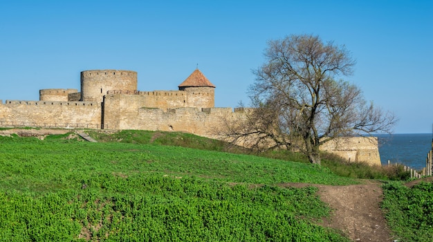 Bilhorod-Dnistrovskyi o fortezza Akkerman, regione di Odessa, Ucraina, in una soleggiata mattina di primavera