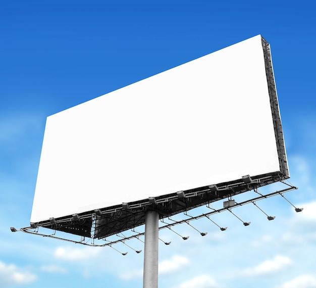 Billboard con schermo vuoto