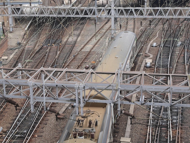 Binari ferroviari per il treno