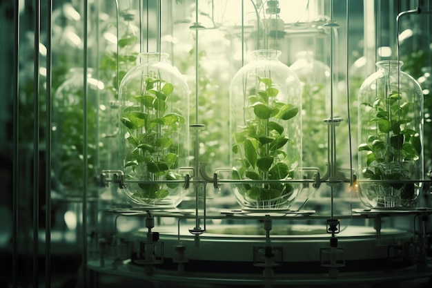 Biotecnologia e esperimenti di laboratorio con piante