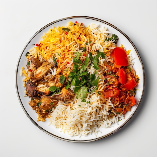 Biryani di pollo Biryani spiccioso indiano Malabar