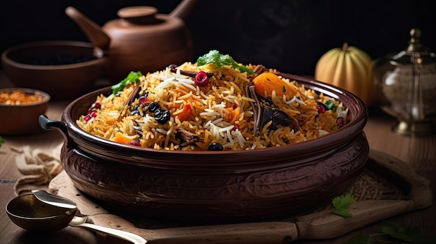 Biryani è un piatto di riso misto