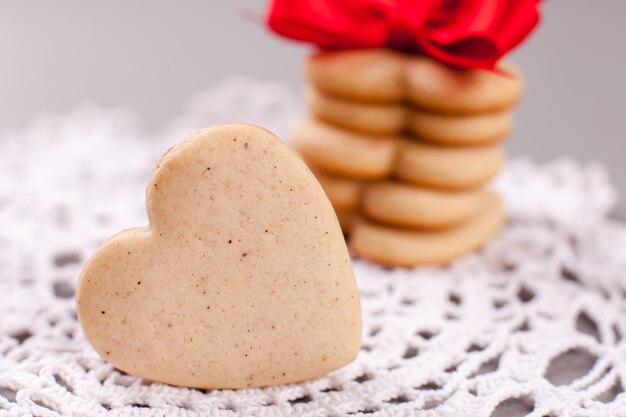 Biscotti a forma di cuore