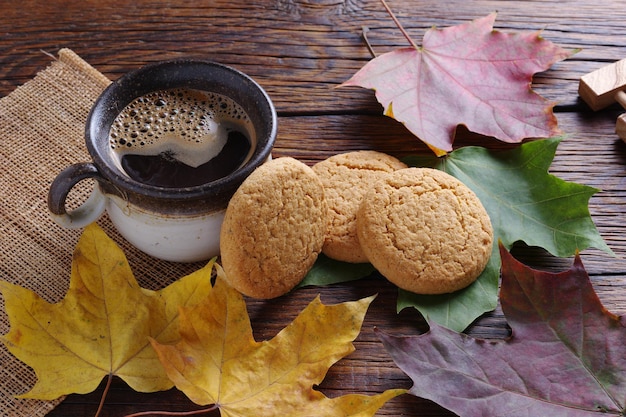 Biscotti al caffè e farina d'avena